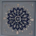 آینه کاری روی بافت مخمل